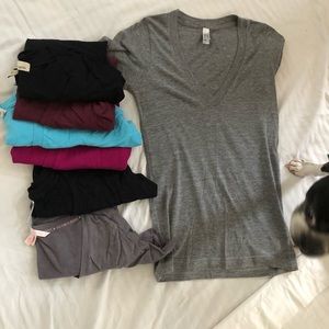 V neck tees